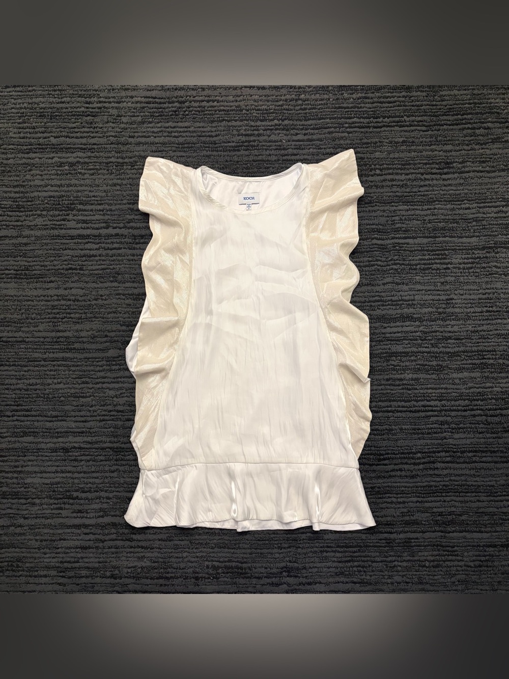 KOCH Noah pearl gloss mini shift dress